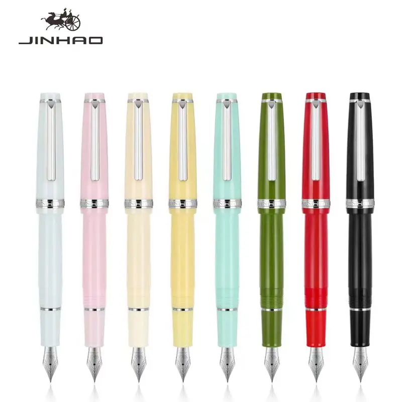 Jinhao 82 All Colour Business Office Student School Stationery Supplies Fine Nib Fountain Pen New 5