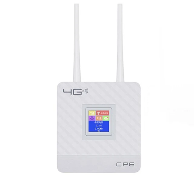 CPE903 Lte Home 4G 2 внешние антенны Wi-Fi модем CPE беспроводной маршрутизатор с портом RJ45 и слотом для Sim-карты европейская вилка 1