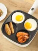 Korean style egg fryer breakfast tool, household four hole breakfast machine, plug in household non 1