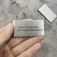 Personalized Money Clip Engraved  Gift Custom Engraved Cash Clip Wallet personalised Gift for Dad Money Clip for Husband 2