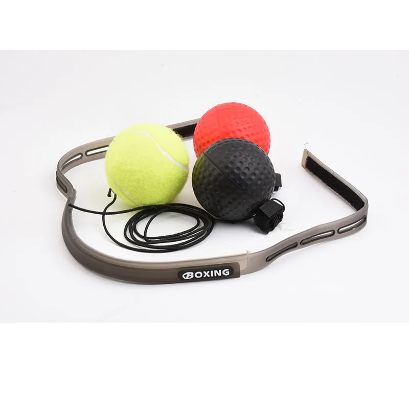 Head Mounted Speed Ball Boxing Ball on String Head Bands MMA Reflex Improve Speed Reactions Sports Fight Training Muscle Fitness Equipment
