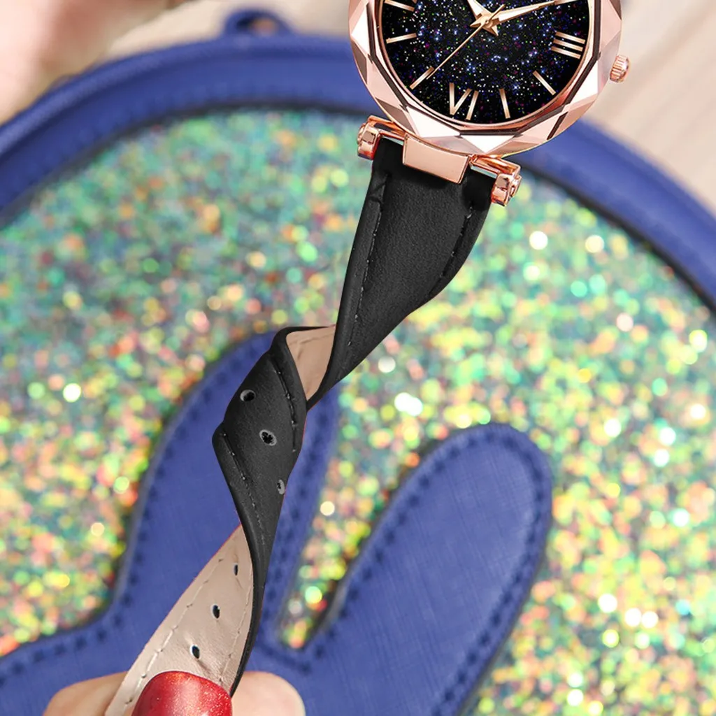 Women Watch With Roman Scale For Women Unisex