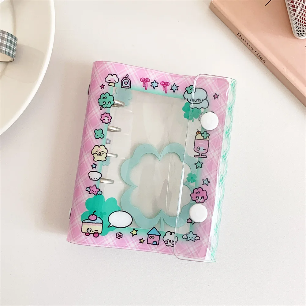 Nette M5 Cartoon Bär Lose blatt Notebook kawaii Transparent Handbuch Student Schreibwaren Mädchen Tagebuch Hausaufgaben Buch – Detail 15