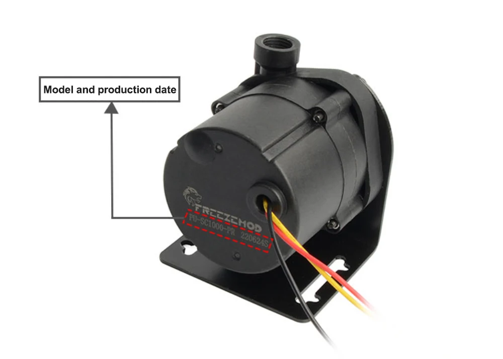 Freezemod industrial resfriamento de água 24v bomba