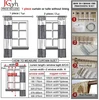 Modern Printed Flower Curtains For Living Room Window Drapes For Bedroom Treatments Blinds Panel Tende Kitchen Door Cortinas 6