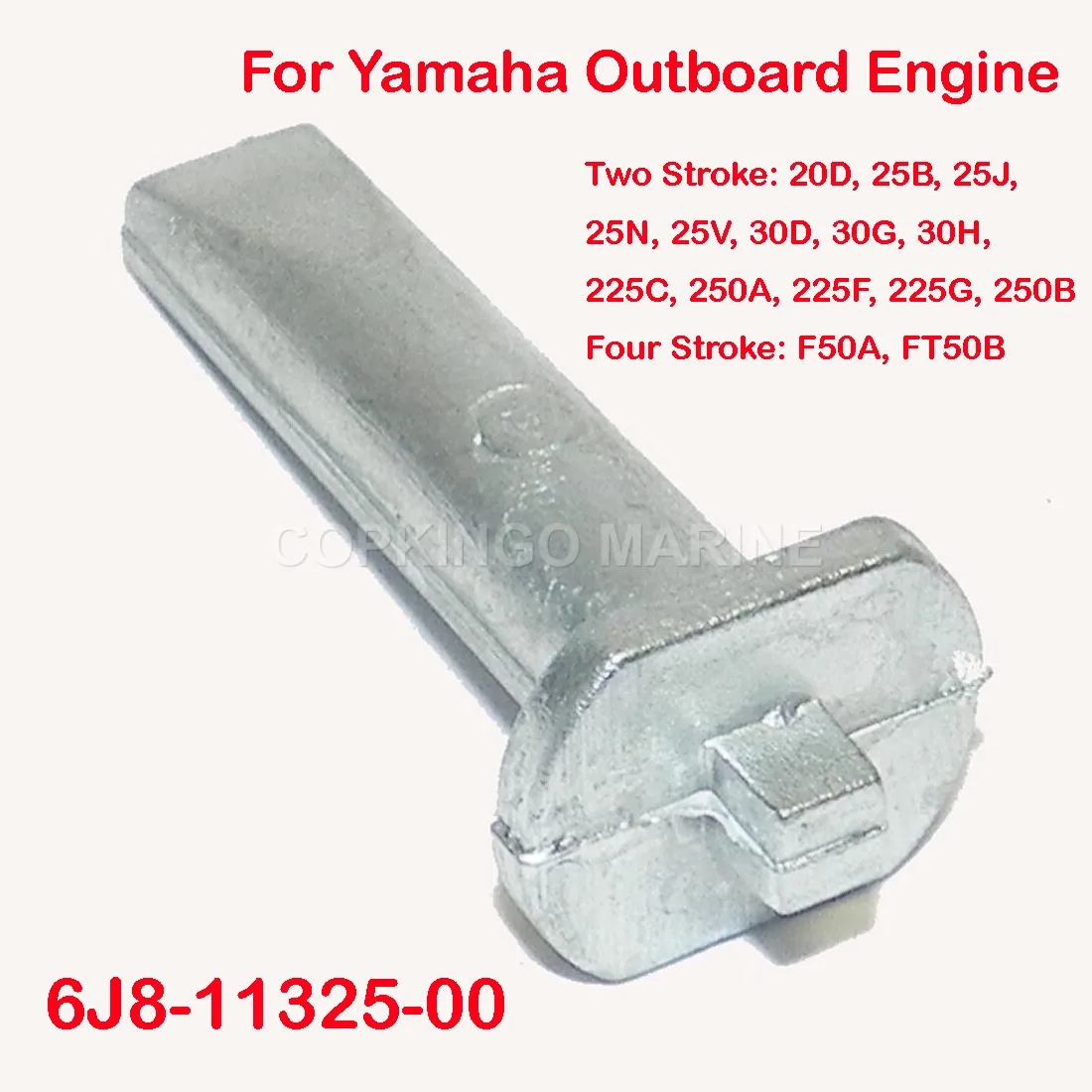 

2 шт., анод для лодки 6J8-11325-00 для yamaha, подвесной 2T 20-30HP 225-250HP 4T 50HP