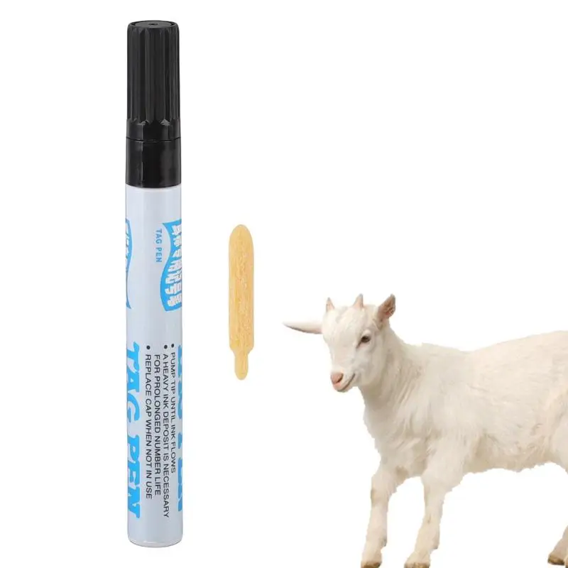 

Маркеры в форме свиней, водонепроницаемые черные маркеры для домашних животных, перманентные бирки, инструменты, Номера для ушей, не деформируются