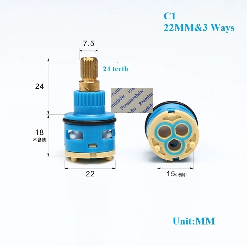 Shower Faucet 2 3 4 Ways Diverter Valve Cartridge Replacement Part Square Plastic Round Brass Shaft diverter valve,faucet cartridge