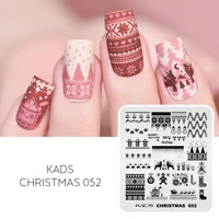 1pc Nail Art Satmping Plate Halloween Christmas Template Stencil for Stamper UV Polish Art Decoration Manicure DIY Salon Tool 1