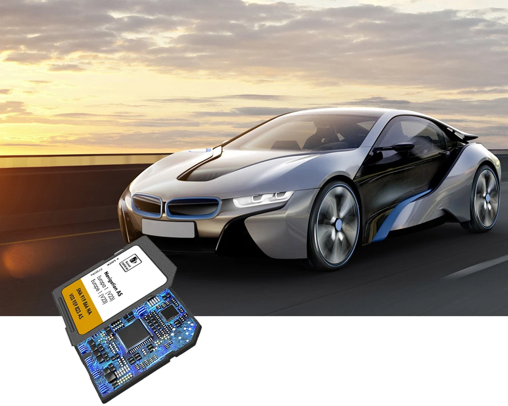 AS V23 Suitabe for VW Passat B8 (3G) 2014년부터 출시된 32GB 지도 네비 SD GPS 카드