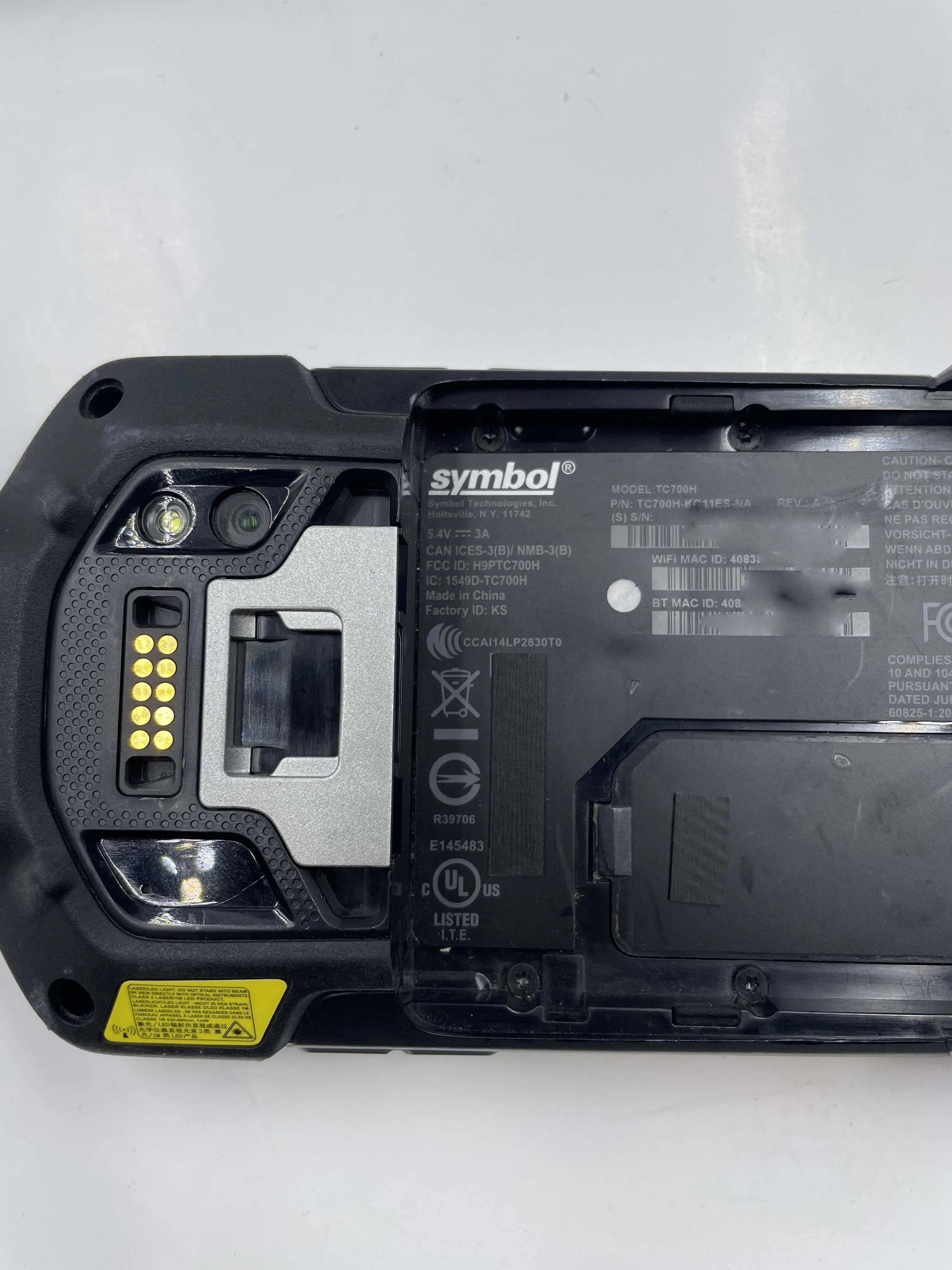 TC700H Series TC70 Enterprise Handheld Touch Mobile Computer Android 5 Standard Range 1D/2D Imager Front & Rear Cameras TC700H-K