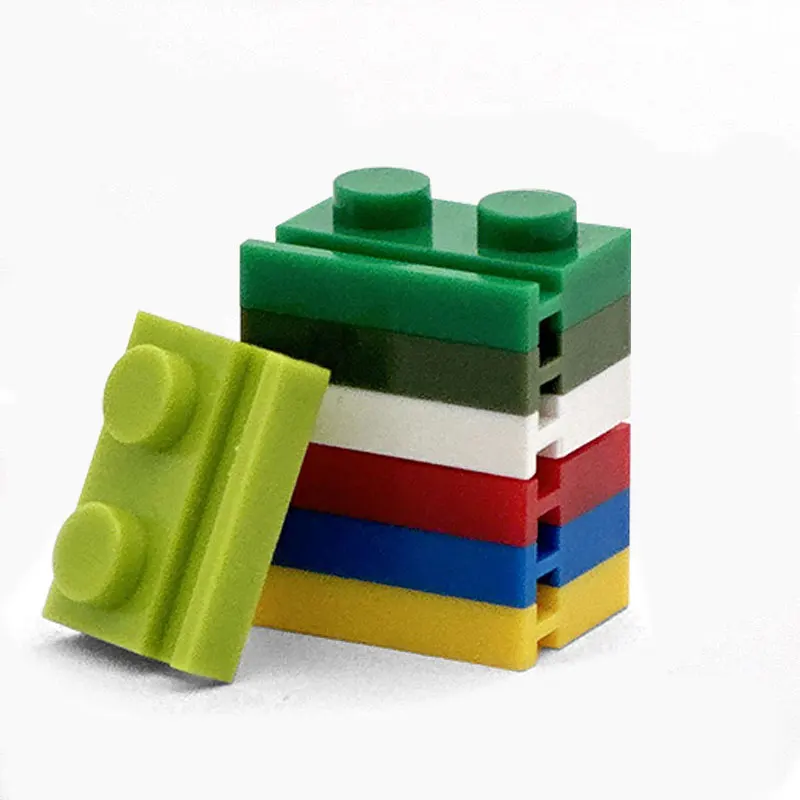 100 Stück Assemblagge Partikel 32028 1x2 pro Blocchio İlkzione Party Mattoni Educativi Fai Da Te giocattoli pro Ba