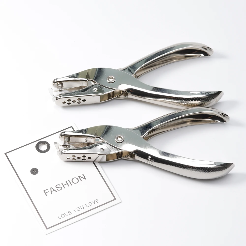 3/6mm Single Hole Punch Hole Puncher Hand Paper Scrapbooking Punches for Home Office School For Earring Necklace Cards - 3