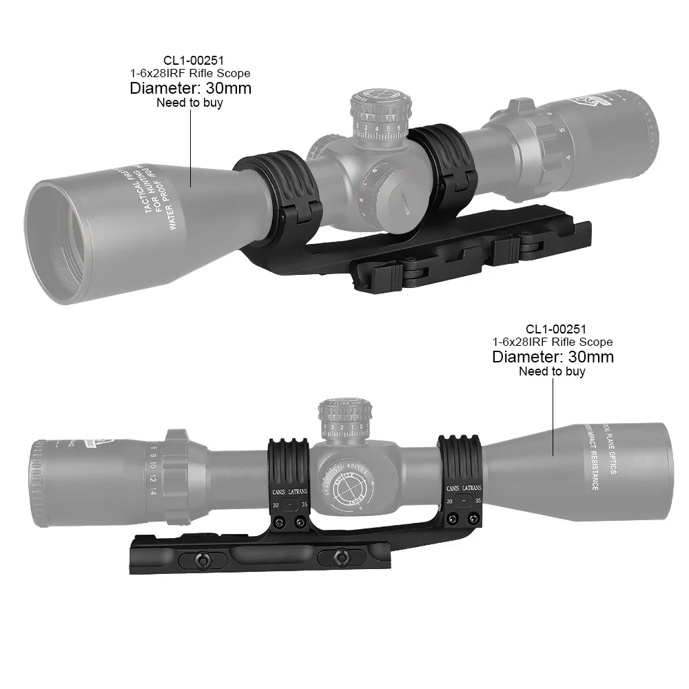 Tactical Accessories QD 30-35MM Range 38mm Integrated Mirror Bridges