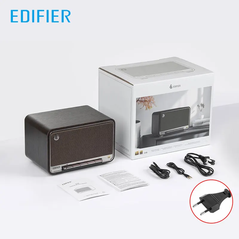 Edifier D32 ワイヤレス卓上スピーカー レトロ Bluetooth スピーカー