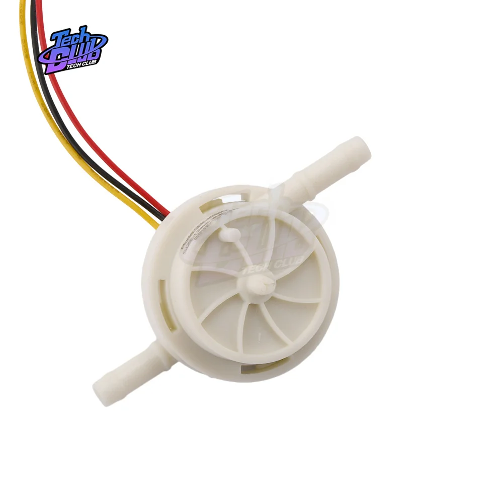 DC5V NPN USN-HS06PQ-1 6mm Hose Barb End Hall Water Flow Sensor Turbine 0.1-1.5LPM Re Error for Coffee Drinking Machine