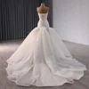 2024 Luxurious Arabic Style Mermaid Wedding Gowns Strapless Train Princess Sparkly Sequins Bridal Party Dress vestidos de novia 241061 2