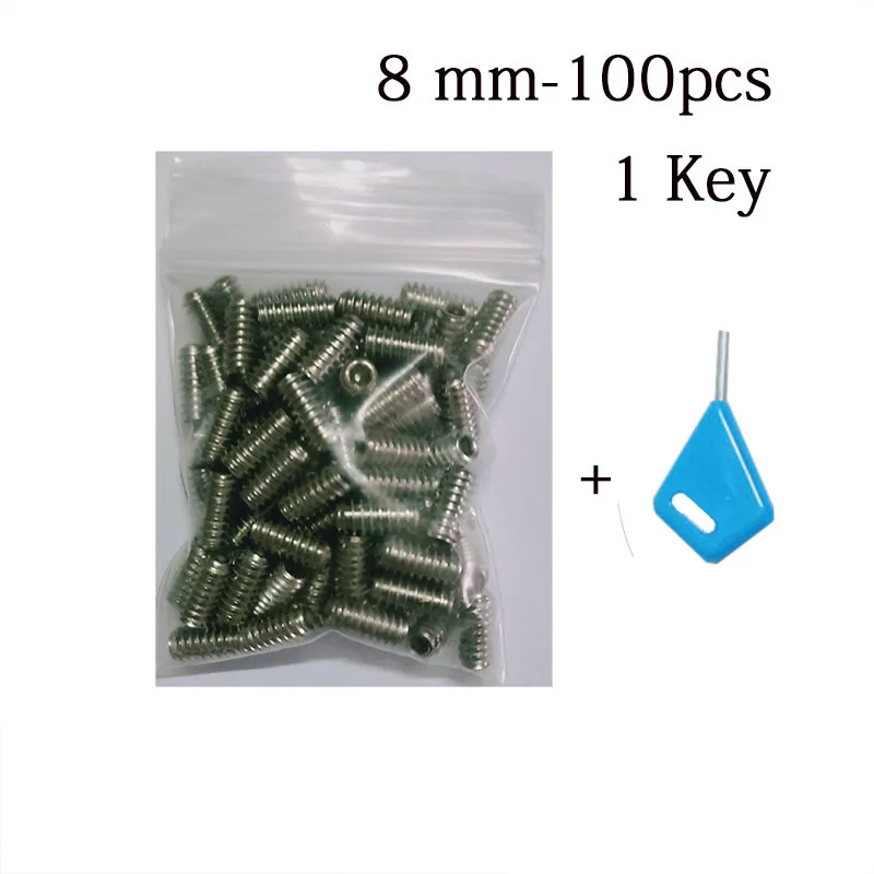 Stainless steel 316 American standard 10#-24 surfboard fin special screw concave end hex socket fixed machine top wire Fin screw