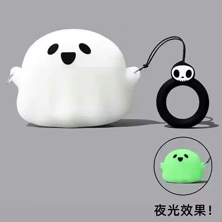 Cartoon Luminescent Ghost Cover Protective Silicone Case