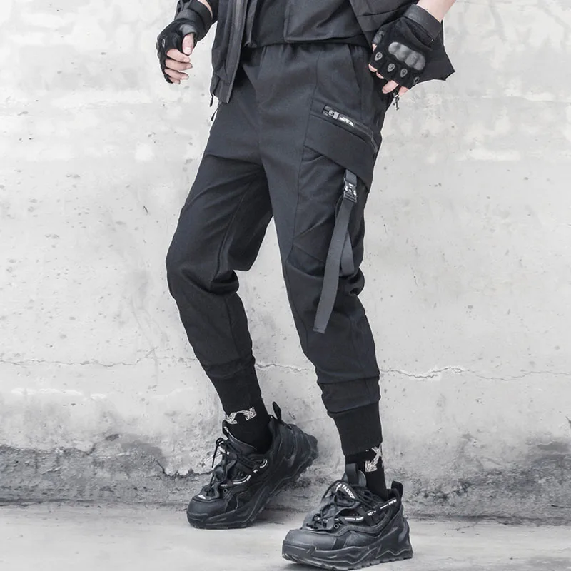 

Dark Trend Streamer Tactical Loose Legging Functional Casual Overalls Men's Trendy Cool Versatile Harlan Pants