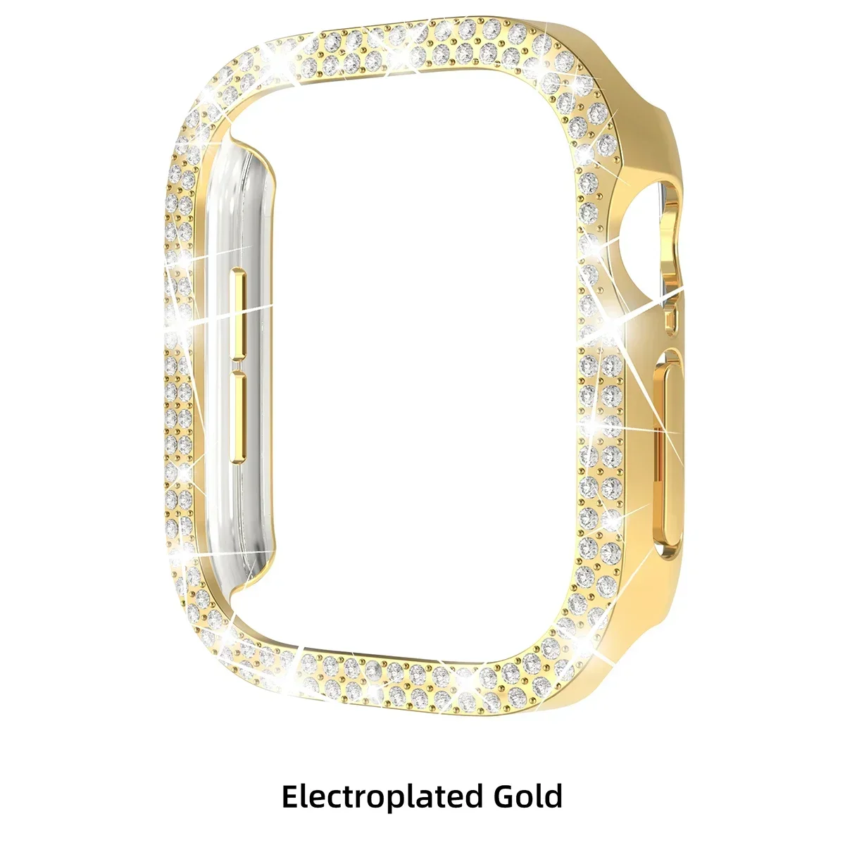Elegant Diamond Anti-Scratch Bumper Protector for Women's Watch - 46mm/42mm