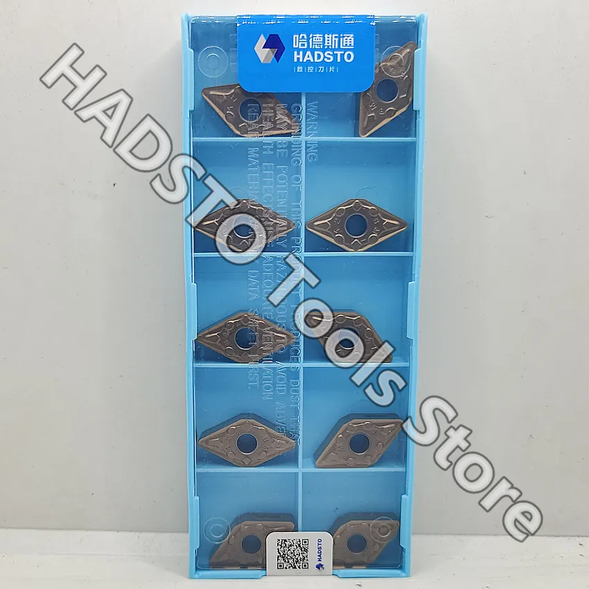 10pcs DNMG150612-BM HS7225 DNMG443 DNMG150612 HADSTO CNC carbide inserts Turning inserts Specially used for stainless steel