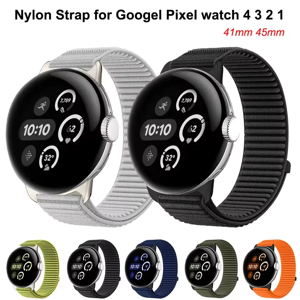Durable Nylon Sports Watch Strap - Adjustable Replacement Band