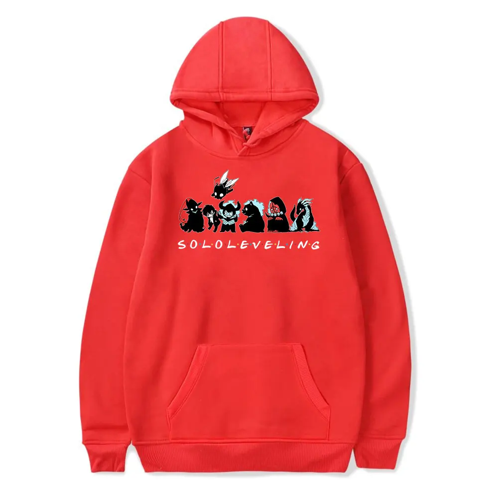 Solo Leveling Sung Jinwoo Vintage 90s Hoodie Men and Women Hip-hop Sports Pullover Sweatshirt Suitable for Everyday Wear