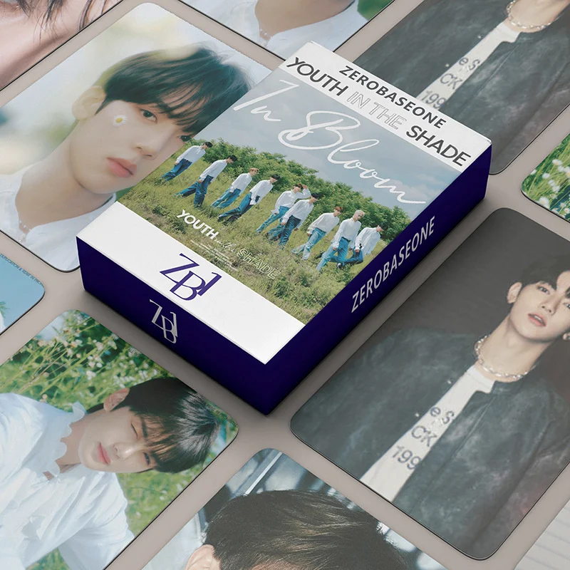 

Kpop 55 шт./комплект ZB1 ZEROBASEONE группы альбом YOUTH IN THE SHADE Lomo Card Print Photo Small Card Fan Gift Collection