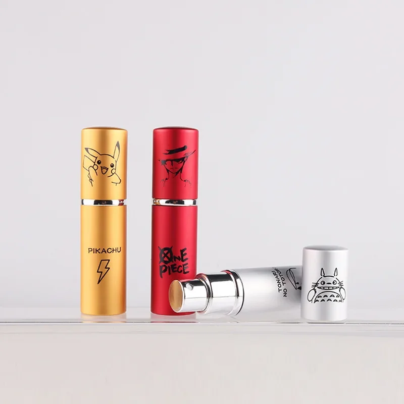10ML Disney Mickey Minnie Mouse Perfume Bottle Mini Metal Sprayer Refillable Aluminum Perfume Atomizer Travel Size Empty Parfume