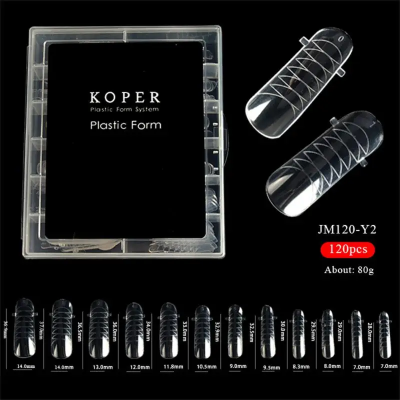풀 커버 네일 익스텐션 팁 조각 클리어 가짜 네일 몰드, 익스텐션 빌딩 젤 광택제, 가짜 인공 도구