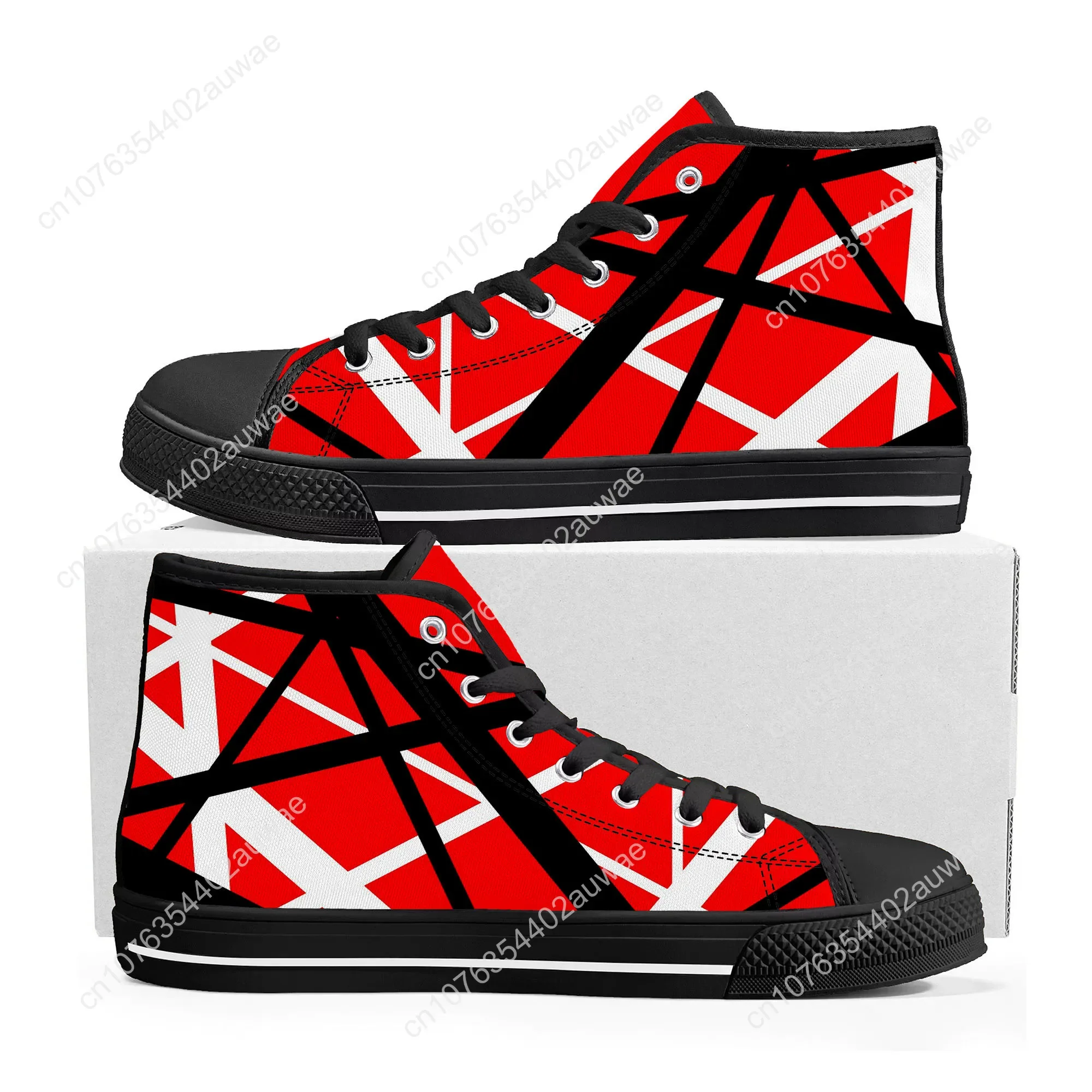 Van Evh 5150 Stripes Halen High Top Sneakers Men Women Teenager Canvas Sneaker 1984 Casual Custom Couple Shoes High Quality Shoe