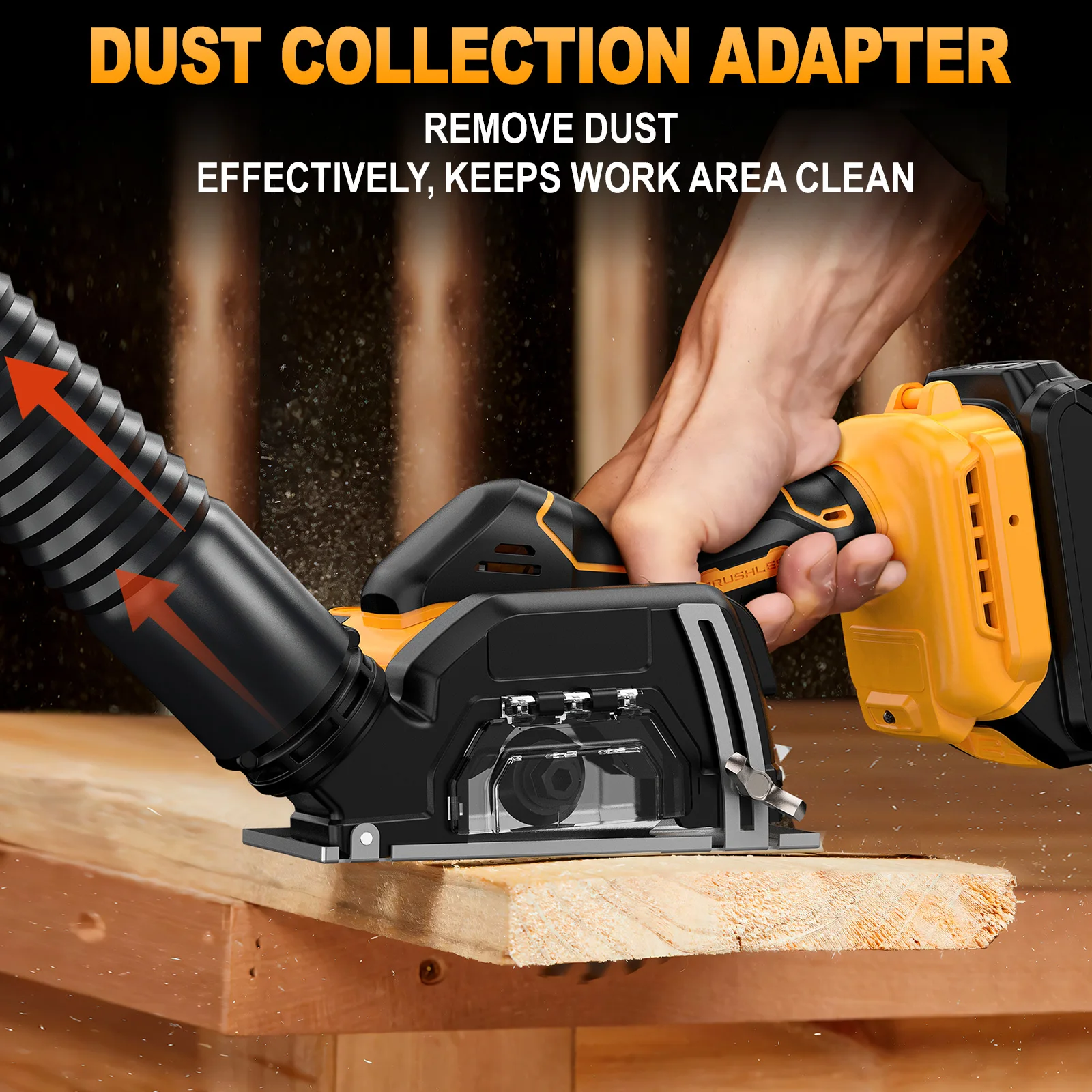 Cordless Mini Angle Grinder 3&rdquo; Circular Saw Electric CUT OFF Tool Multifunction Cutting Machine For Dewalt 18V 20V Battery