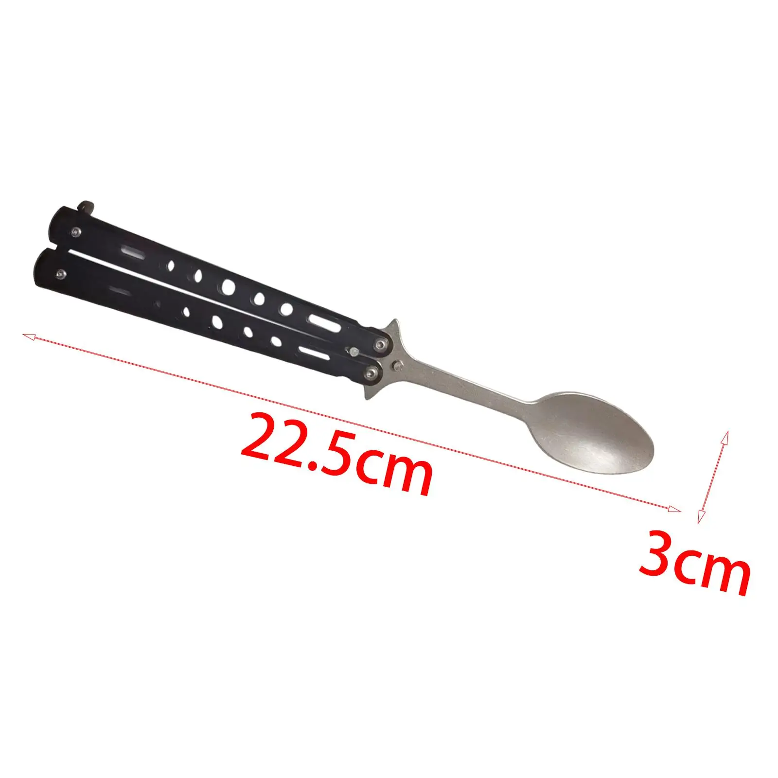 Butterfly Fork Portable Metal Butterfly Spoon for Travel Hunting