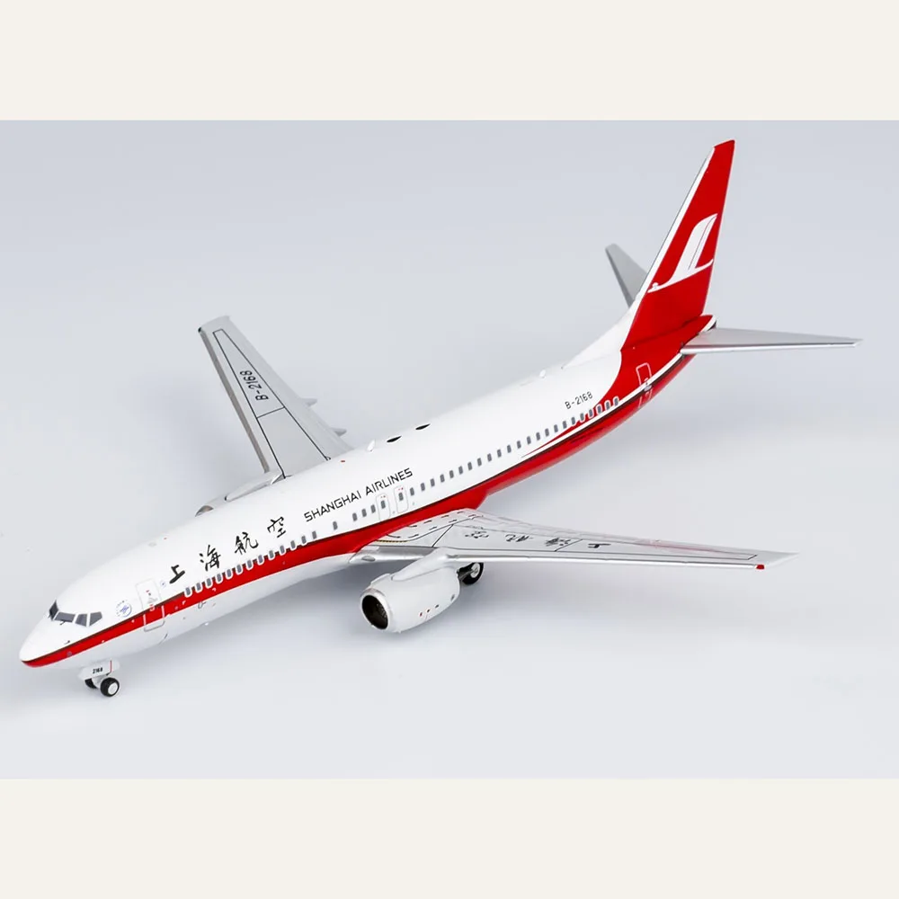 

Diecast NG 58181 Shanghai Airlines B737-800 B-2168 Finished Alloy Passenger Aircraft Model 1/400 Scale Aeroplane Model Gift Toy