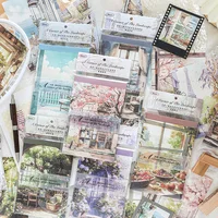 Yoofun 30sheets Creative Material Paper Decorative Diary Album Scrapbooking Background Paper Collage Junk Journal Supplies 1