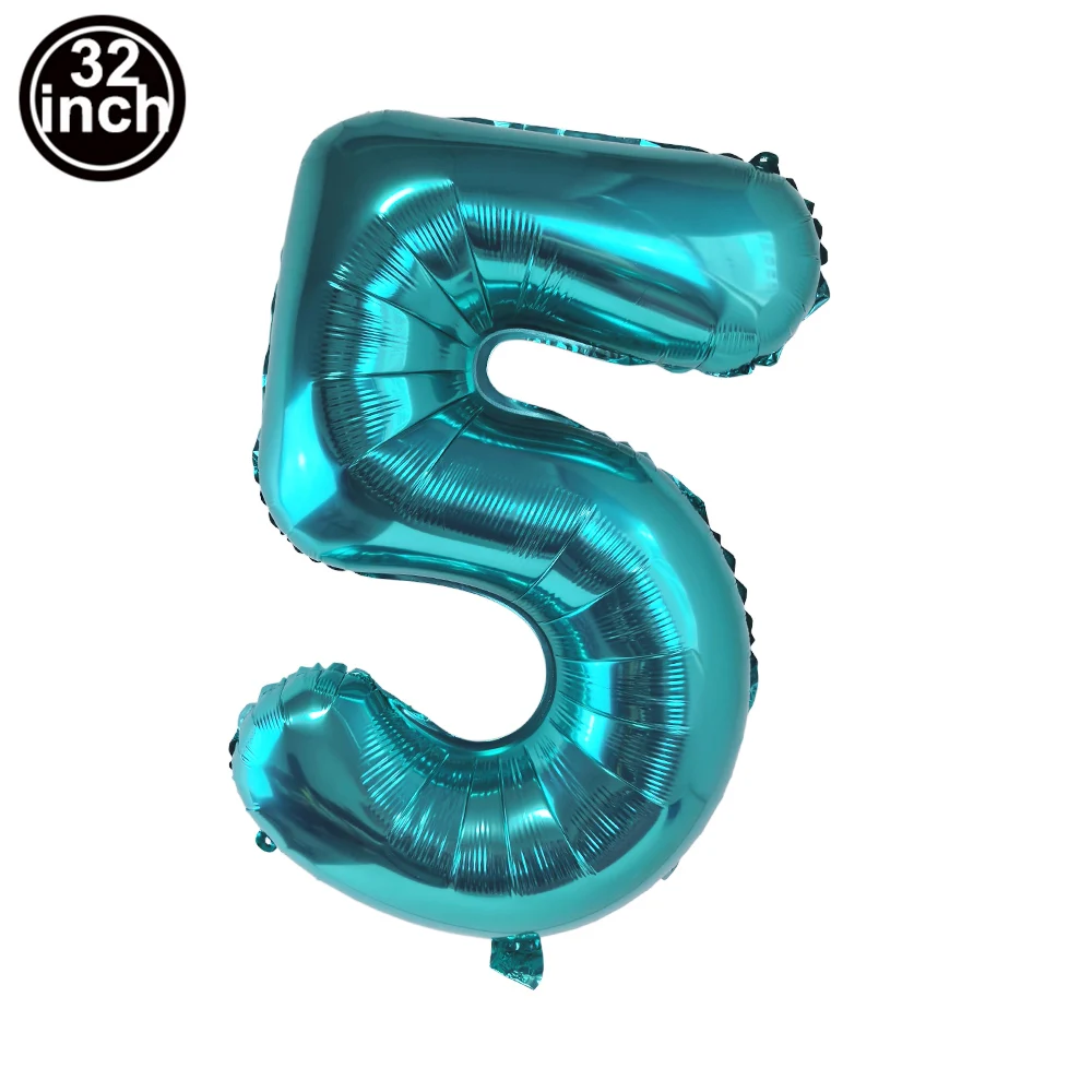 Celebratory Number 0 Jumbo Balloons - Multicolor 32-Inch Party Decor