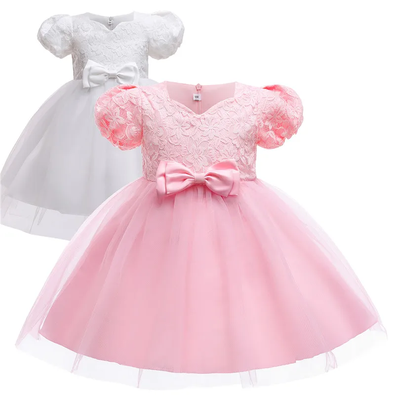 

Summer Girls Dress Christmas Flower Girl Princess Costume Dresses Girl Party Kids Children Prom Gown Vestido Formal Dress Bow