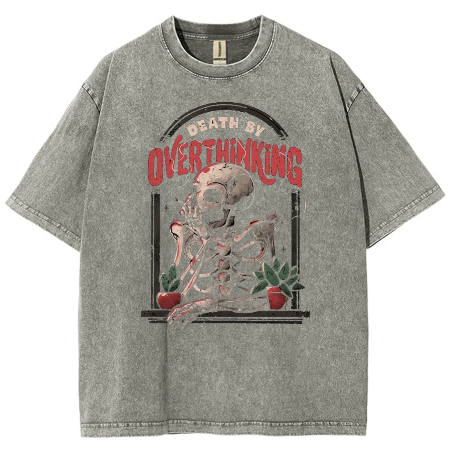 thumbnail image 1 of Camiseta con estampado de la serie Anime Skull Man para unisex, camisetas de estilo hip hop lavadas retro, camisetas de algodón 100 %, camisetas de Taylors Swift, 1 of 5