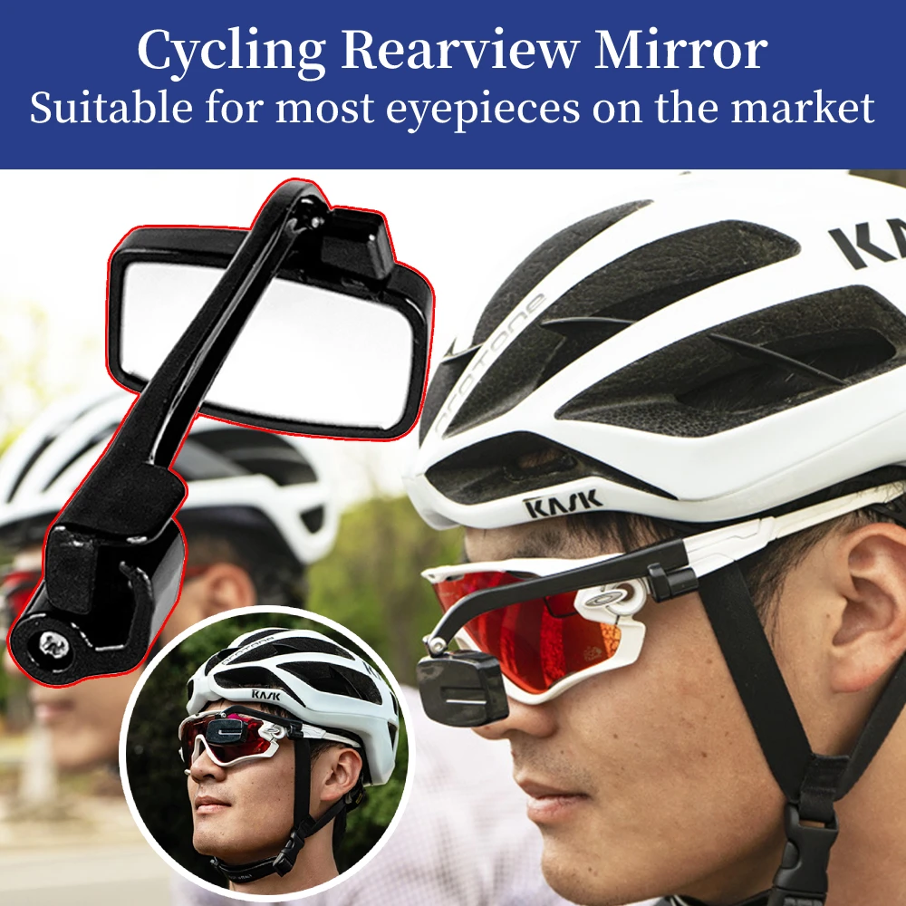 retrovisor Universal para casco de bicicleta, espejo de seguridad con ángulo ajustable ciclismo AliExpress