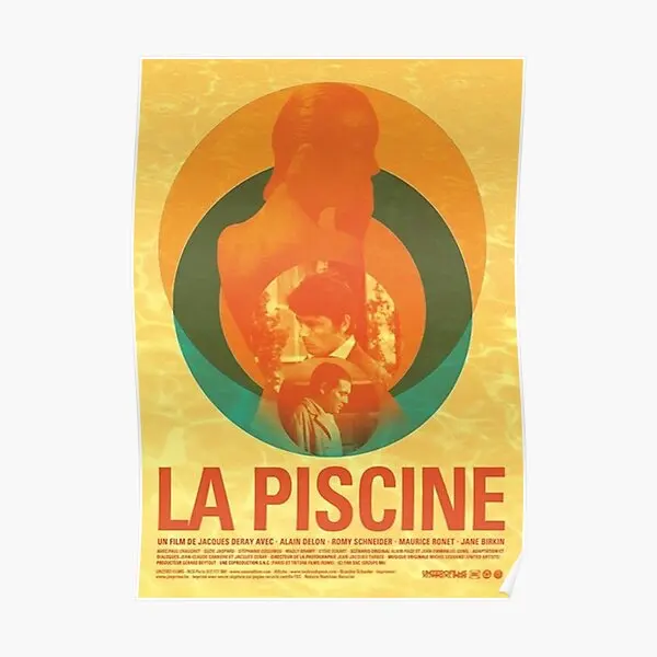 

La Piscine 1969 Poster Mural Modern Decoration Art Home Funny Picture Wall Decor Print Room Vintage Painting No Frame