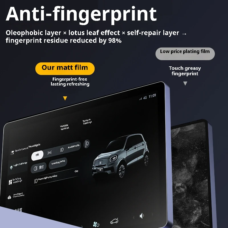 Leapmotor T03 2025 중앙 제어 화면 내비게이션 강화 유리 보호 필름 스크래치 방지 인테리어 액세서리