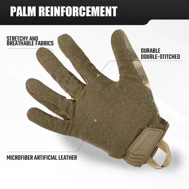Tactical Touchscreen Full-Finger Gloves 3