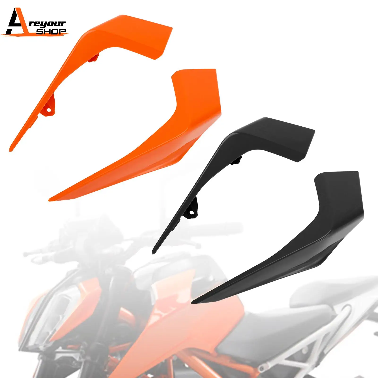 

Areyourshop Headlight Fairing Guard Shield Trim Cover Fit for 390 2017-2023 2022 2021 Orange