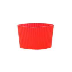 Eco-Friendly Silicone Cup Lids - Reusable and Insulating Dust Covers (Red)