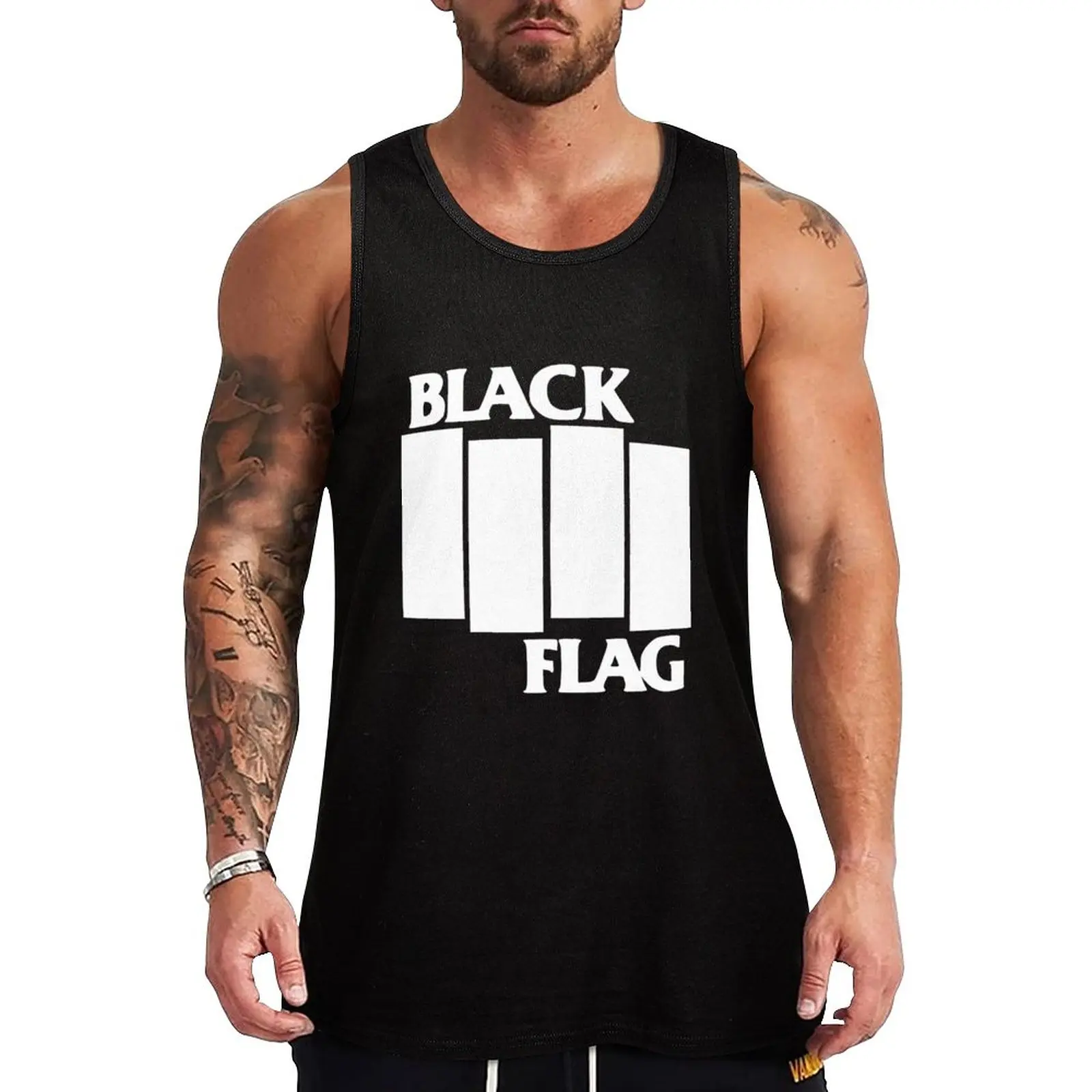 

New Black flag Tank Top bodybuilding men clothes t-shirt gym man Men's clothes men gym