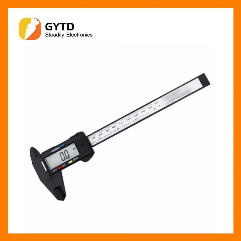 

Calibrador de plástico Vernier, calibrador de pantalla digital, mini calibrador de reproducción de texto, herramienta de medi...