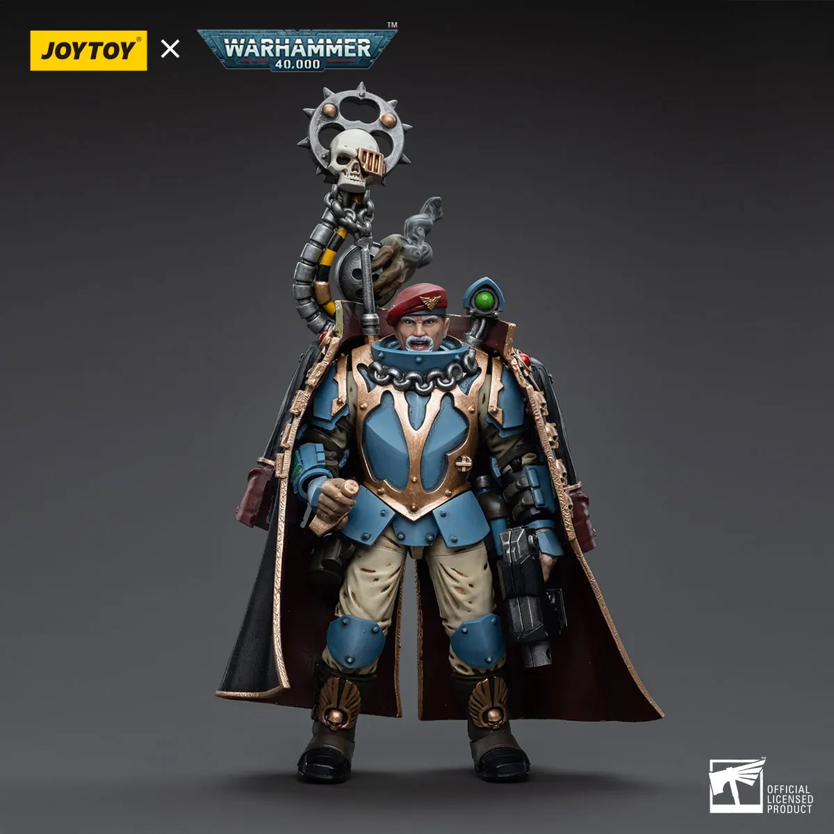JOYTOY 워해머 40k 1:18 아스트라 밀리타룸 템페스투스 시온스 커맨드 분대 55 번째 캡픽 이글스