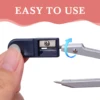 1 Set 2mm Compass Core Replacement Pencil Lead Stationery with Pencil Sharpener for Students Drafting Tools Compasses Tool 4