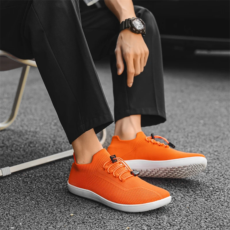 Atmungsaktive Barfußschuhe Aus Mesh Für Herren Mit Breiter Zehenbox_voghion.com
